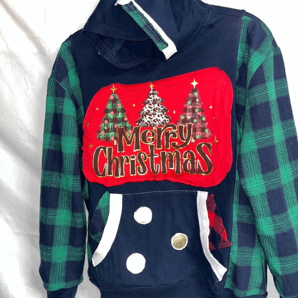Festive Merry Christmas Kids Hoodie